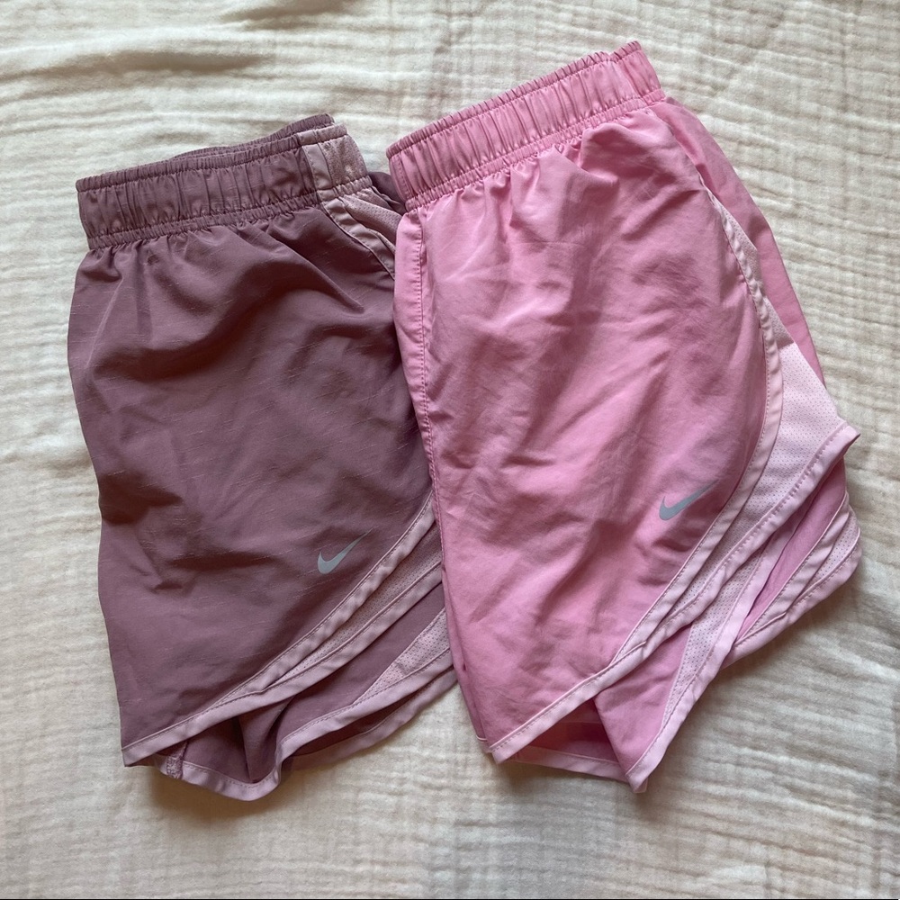 Mauve & Pink Nike Running Shorts